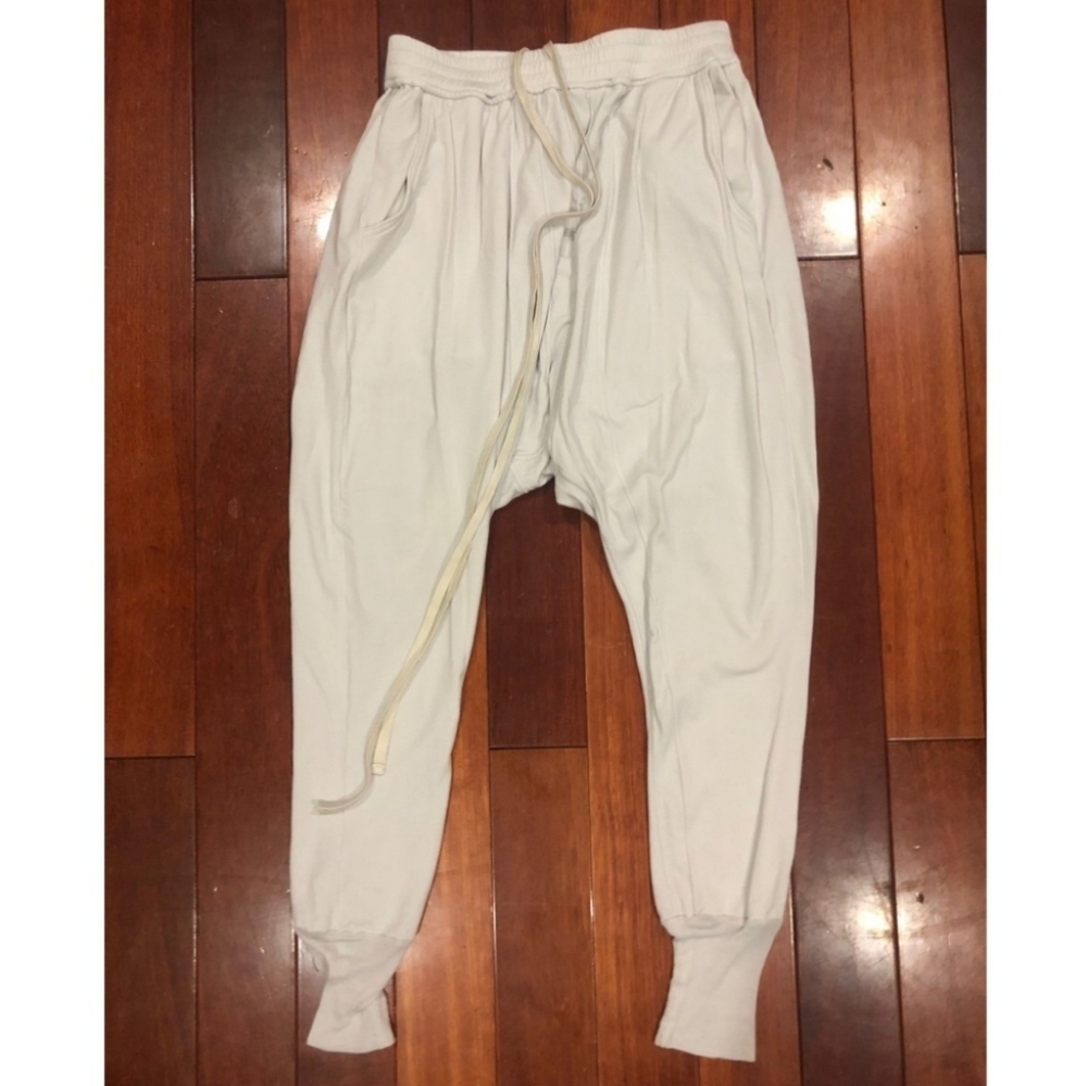 Julius White Ivory Joggers Unisex ala Rick Owens